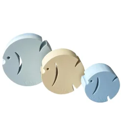 bObles Tumledyr|Motorisk Legetøj>Fisk - 3-pak - 15x5/12x5/9x5 cm - Mist
