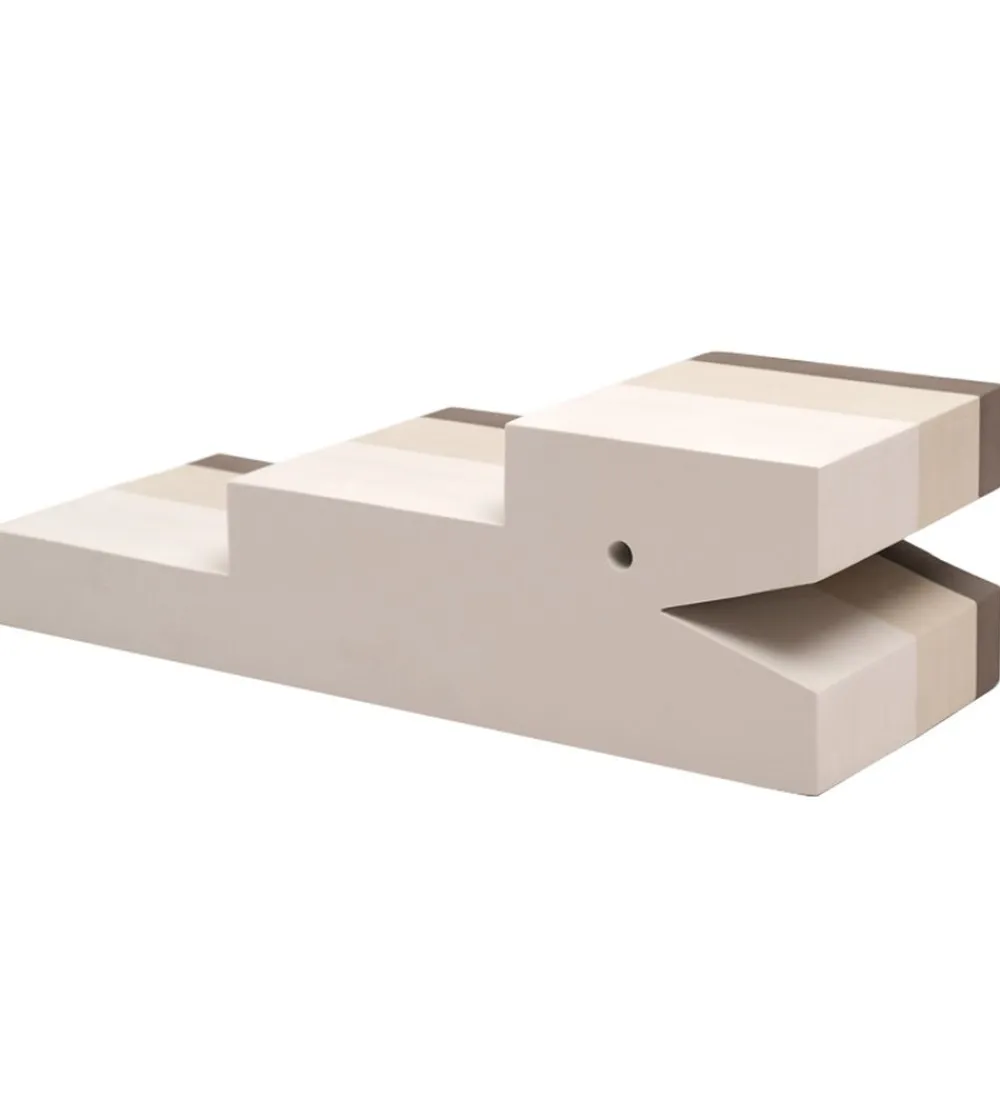 bObles Tumledyr|Motorisk Legetøj>Krokodille - 60x24x18 cm - Sand Grey