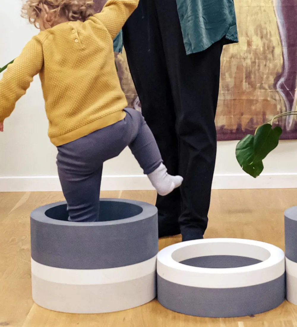 bObles Tumledyr|Motorisk Legetøj>Tube - Ø: 36 cm - Medium - Grå