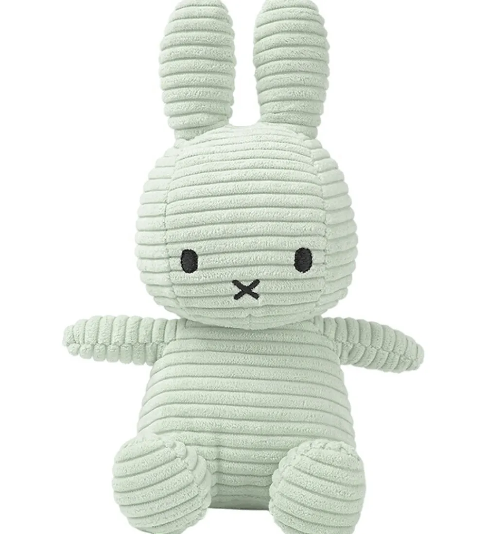Bon Ton Toys Bamser>Bamse - 23 cm - Miffy ECO Corduroy - Soft Jade