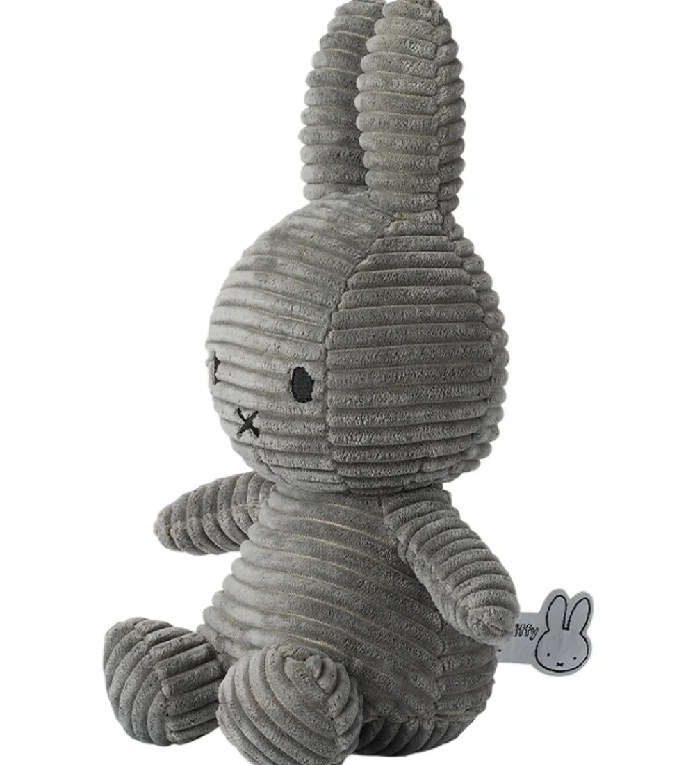Bon Ton Toys Bamser>Bamse - 23 cm - Miffy ECO Corduroy - Grey
