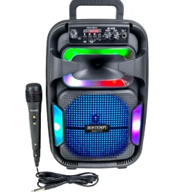 Bontempi Musikinstrumenter>Højtaler m. Mikrofon/Lys - 38 cm - Trådløs