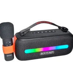 Bontempi Musikinstrumenter>Højtaler m. Mikrofon/Lys - 31 cm - Trådløs