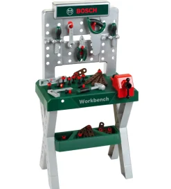 Bosch Mini Legeværktøj|Legekøkken Og Legemøbel>Arbejdsbænk - Legetøj - Mørkegrøn/Sølv