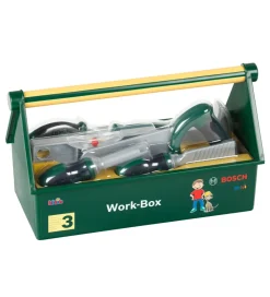 Bosch Mini Legeværktøj>Værktøjskasse -Legetøj - 7 dele - 30cm