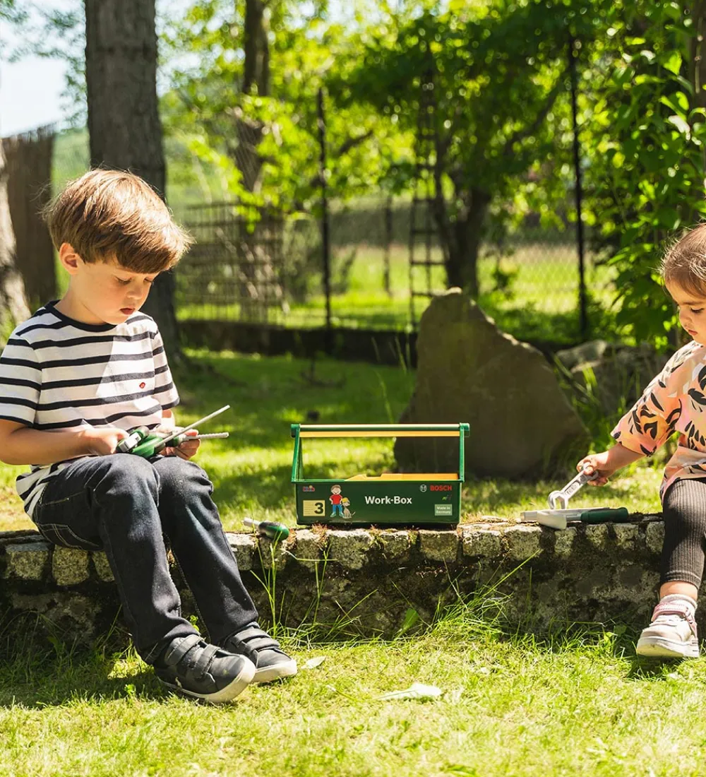 Bosch Mini Legeværktøj>Værktøjskasse -Legetøj - 7 dele - 30cm