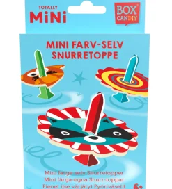 BOX CANDIY Kreativ Leg|Kreasæt>Kreasæt - Farv-selv Snurretoppe - Totally Mini