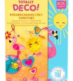 BOX CANDIY Halloween|Kreasæt>Kreasæt - Rygsækcharms i Filt-kunstsæt - Totally Deco