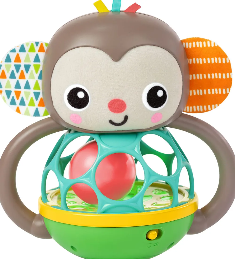 Bright Starts Aktivitetslegetøj>Aktivitetslegetøj - Haps' og Ryst - Abe-Oball