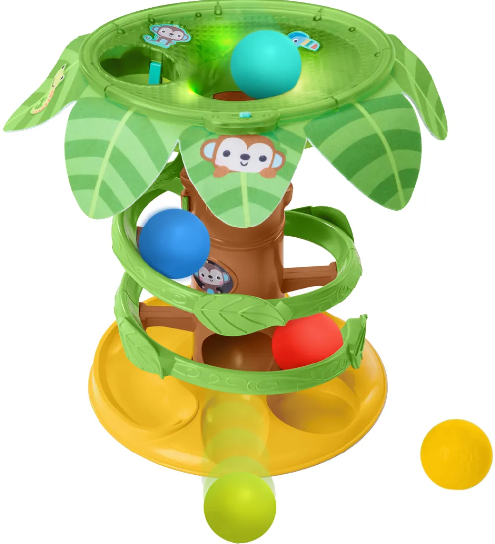 Bright Starts Konstruktionslegetøj|Kuglebaner>Kuglebane - Tropical Twirl