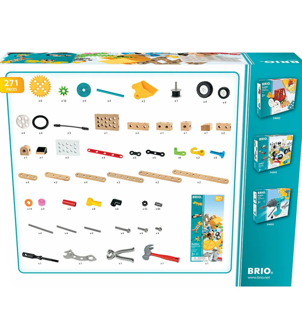 BRIO Trælegetøj|Konstruktionslegetøj>Builder Kreativt Sæt - 34606