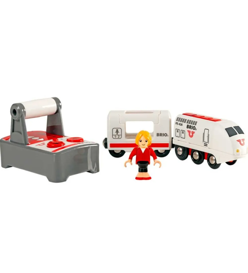 BRIO Brio>Fjernstyret Passagertog - 28,8 cm - Hvid 33510