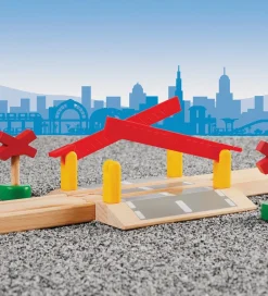 BRIO Brio>Jernbaneoverskæringer - 4 dele - Træ 33388