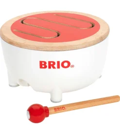 BRIO Brio|Musikinstrumenter>Toddler Tromme - Rød/Hvid 30181