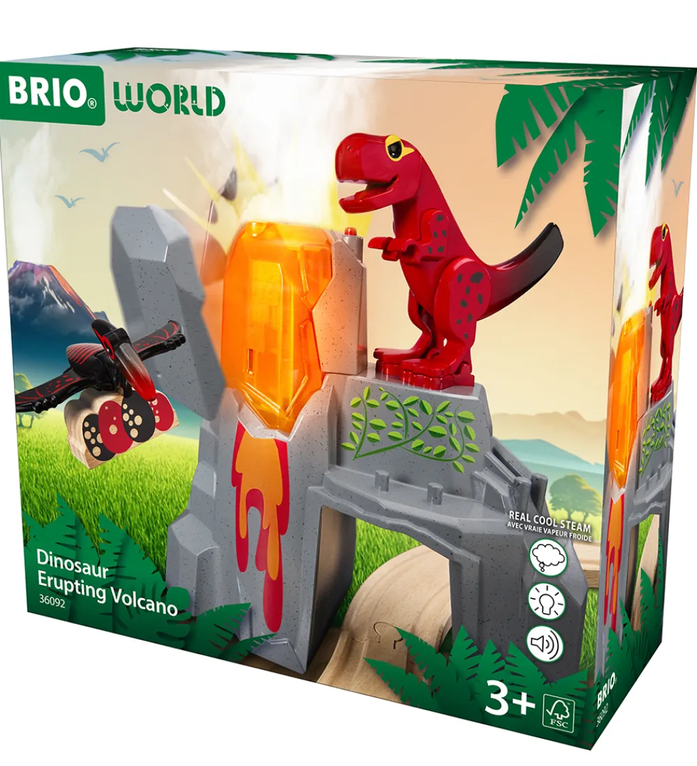 BRIO Brio>World Aktiv Vulkan m. Dinosaurer - 36092