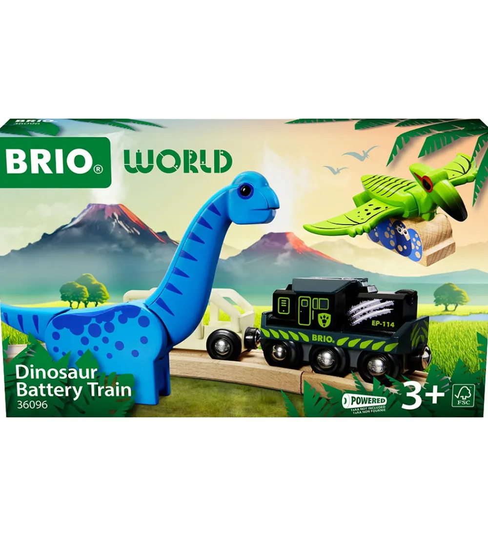 BRIO Brio>World Batteridrevet Tog Med Dinosaur m. Lyd og Lys - 36096