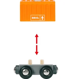 BRIO Brio>World Godstog m. 3 Vogne - Multifarvet 33982