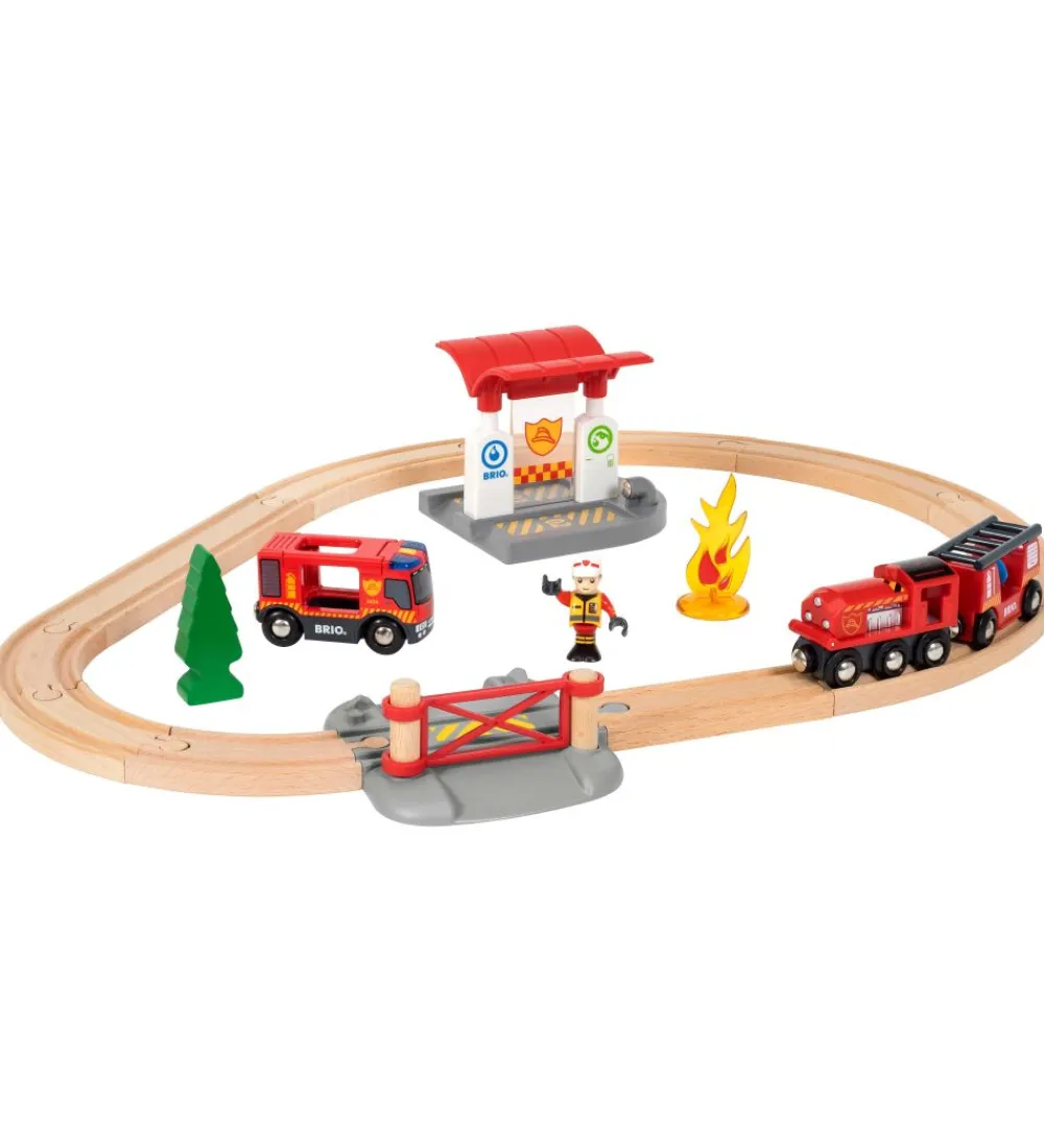 BRIO Brio>World Togbane - 18 dele - Brandmand 33815