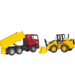 Bruder Biler, Tog Og Køretøjer>Arbejdsmaskiner - MAN TGA og FR 130 - 02752