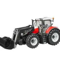 Bruder Biler, Tog Og Køretøjer|Traktorer>Traktor - Steyr 6300 Terrus CV m. Frontlæsser - 03181