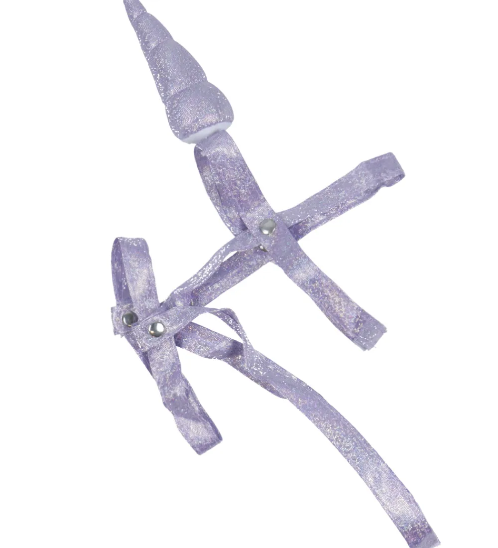 by ASTRUP Kæpheste>Enhjørninghorn og Grime Til Kæphest - Lilla m. Glimmer