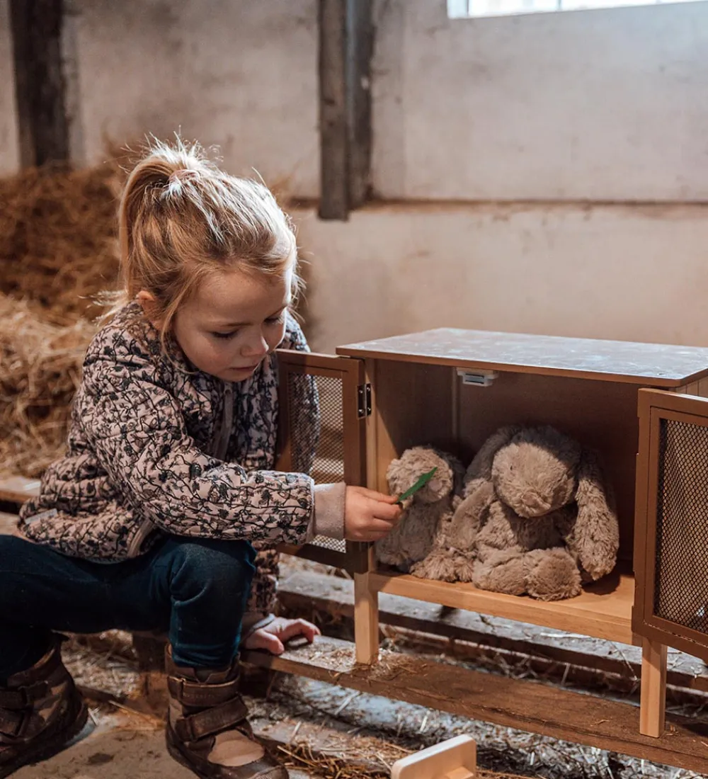 by ASTRUP Trælegetøj>Trælegetøj - Kaninbur Og Spring