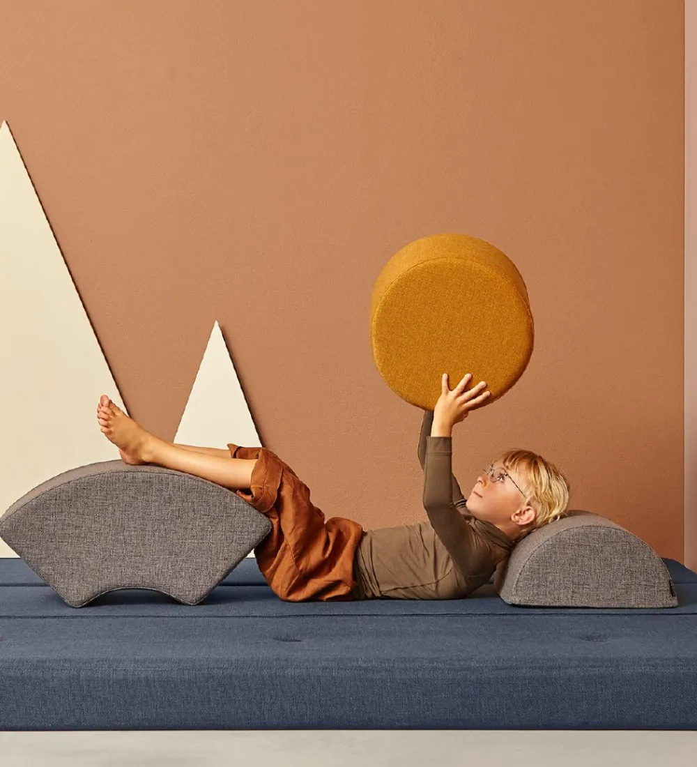 by KlipKlap Tumledyr|Motorisk Legetøj>Tumlemøbel - Circle - 33x22 cm - Blue Grey