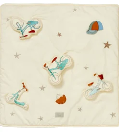 Cam Cam Legetæpper Og Legegulve|Aktivitetsstativer>Aktivitetstæppe - 80x80 cm - Bicycles