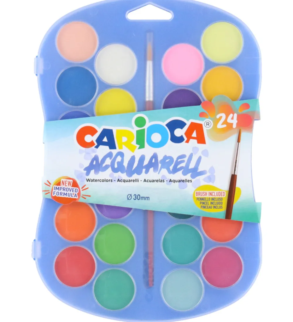 Carioca Kreativ Leg|Maling>Akvarelmaling - 24 Farver