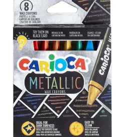 Carioca Tuscher Og Farver>Voksfarver - 8 stk - Metallic