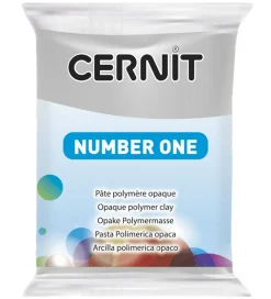 Cernit Modellervoks>Polymer Ler - Number One - Grå