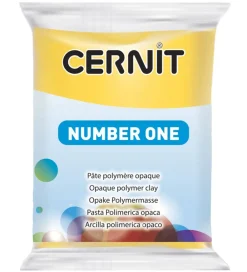 Cernit Modellervoks>Polymer Ler - Number One - Gul