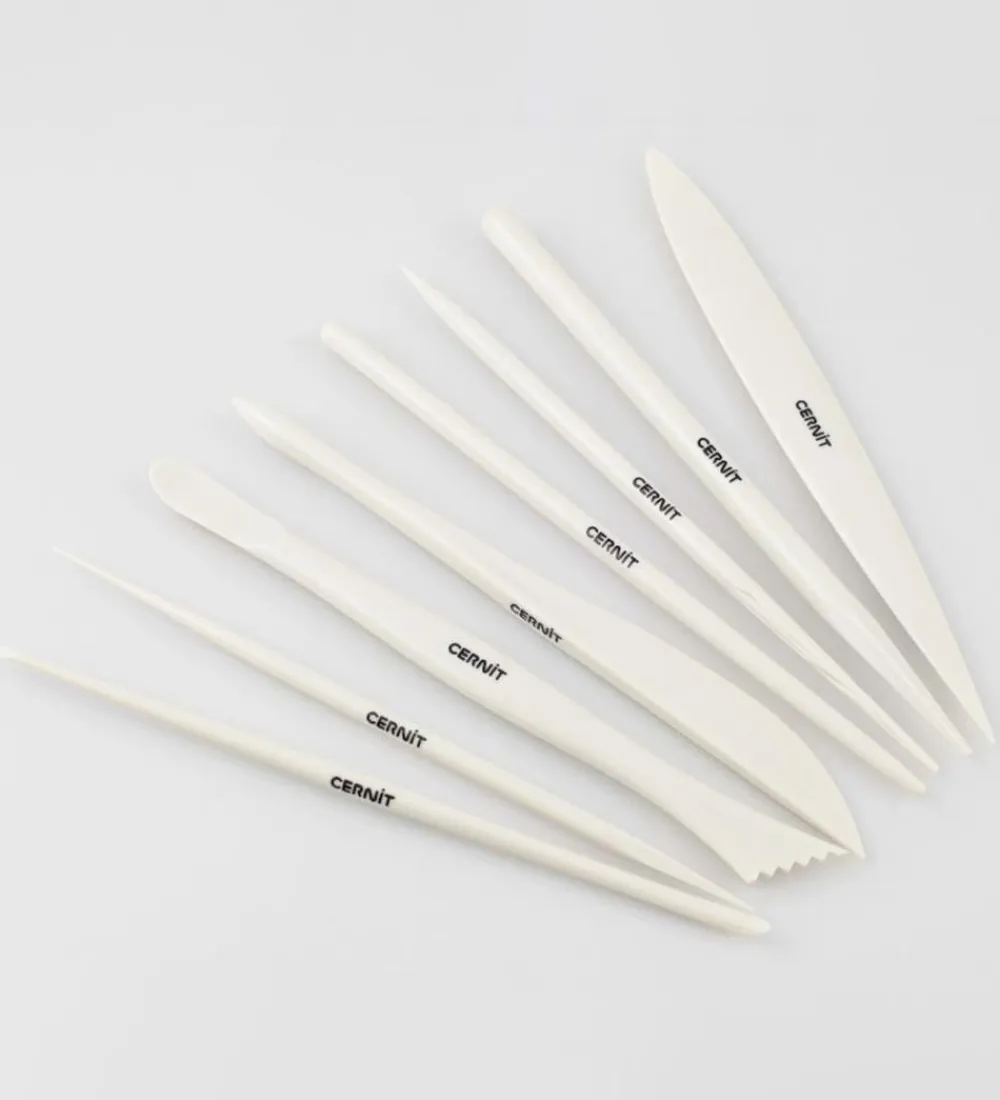 Cernit Modellervoks>Værktøjssæt - 8 dele