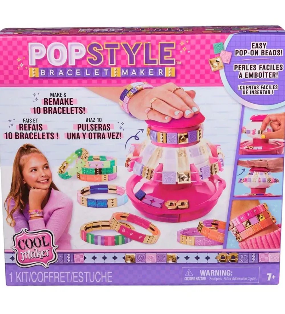 Cool Maker Kreasæt>Smykkesæt - PopStyle Tile Bracelet Maker 2.0