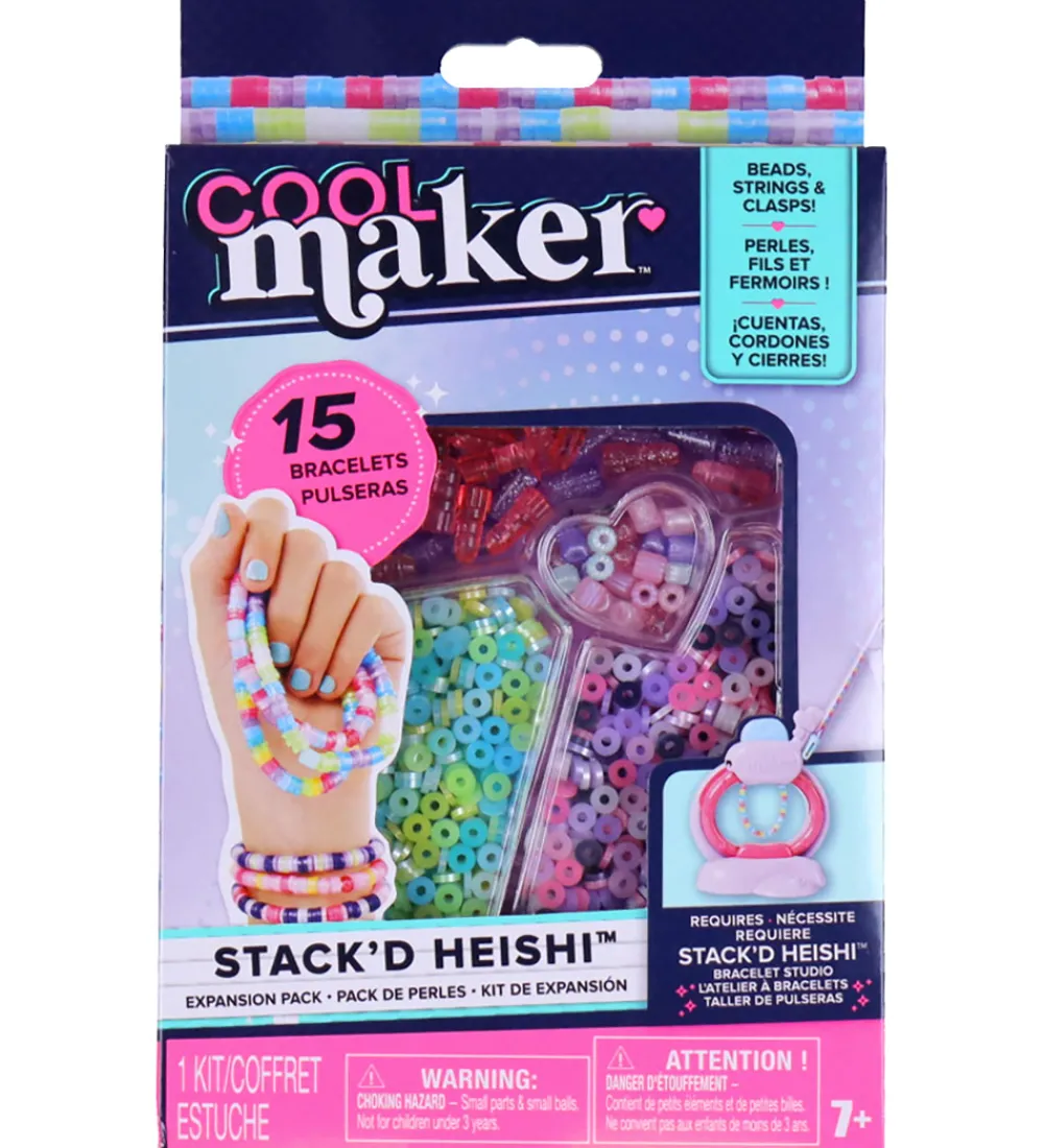 Cool Maker Kreativ Leg|Kreasæt>Smykkesæt - Stack'd Heishi Expansion Pack