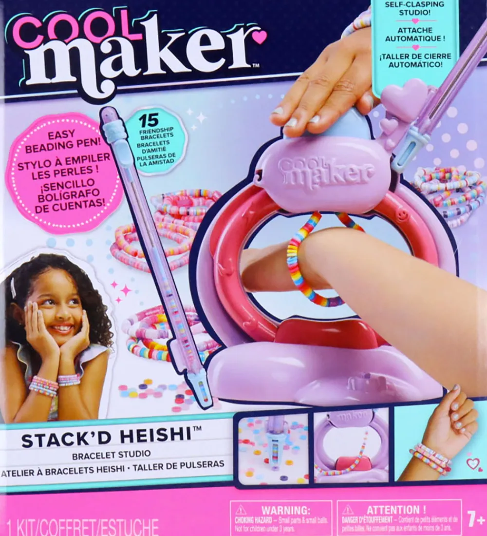 Cool Maker Kreativ Leg|Kreasæt>Smykkesæt - Stack'd Heishi Bracelet Studio