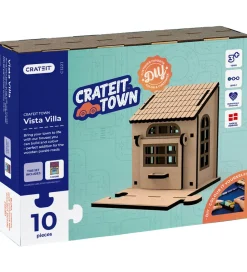 Crateit Trælegetøj|Kreasæt>Kreasæt - Town - Træ - Vista Villa - 10 Dele