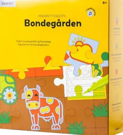 Crateit Kreasæt|Puslespil>Puslespil - Træ - Bondegården - 36 brikker - Lydhistorie