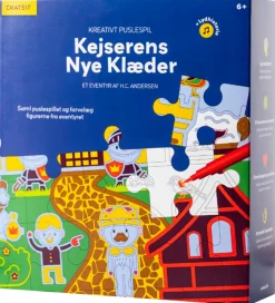 Crateit Kreasæt|Puslespil>Puslespil - Træ - Kejserens Nye Klæder - 36 Brikker - Ly