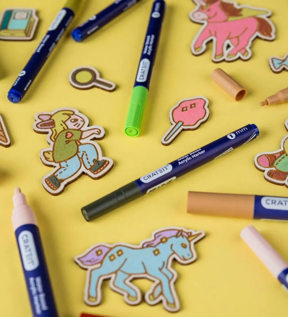 Crateit Tuscher Og Farver>Tuscher - 1mm - 6 stk. - Pastels