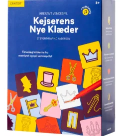 Crateit Kreasæt|Spil>Vendespil - Træ - Kejserens Nye Klæder - 40 Brikker - Ly