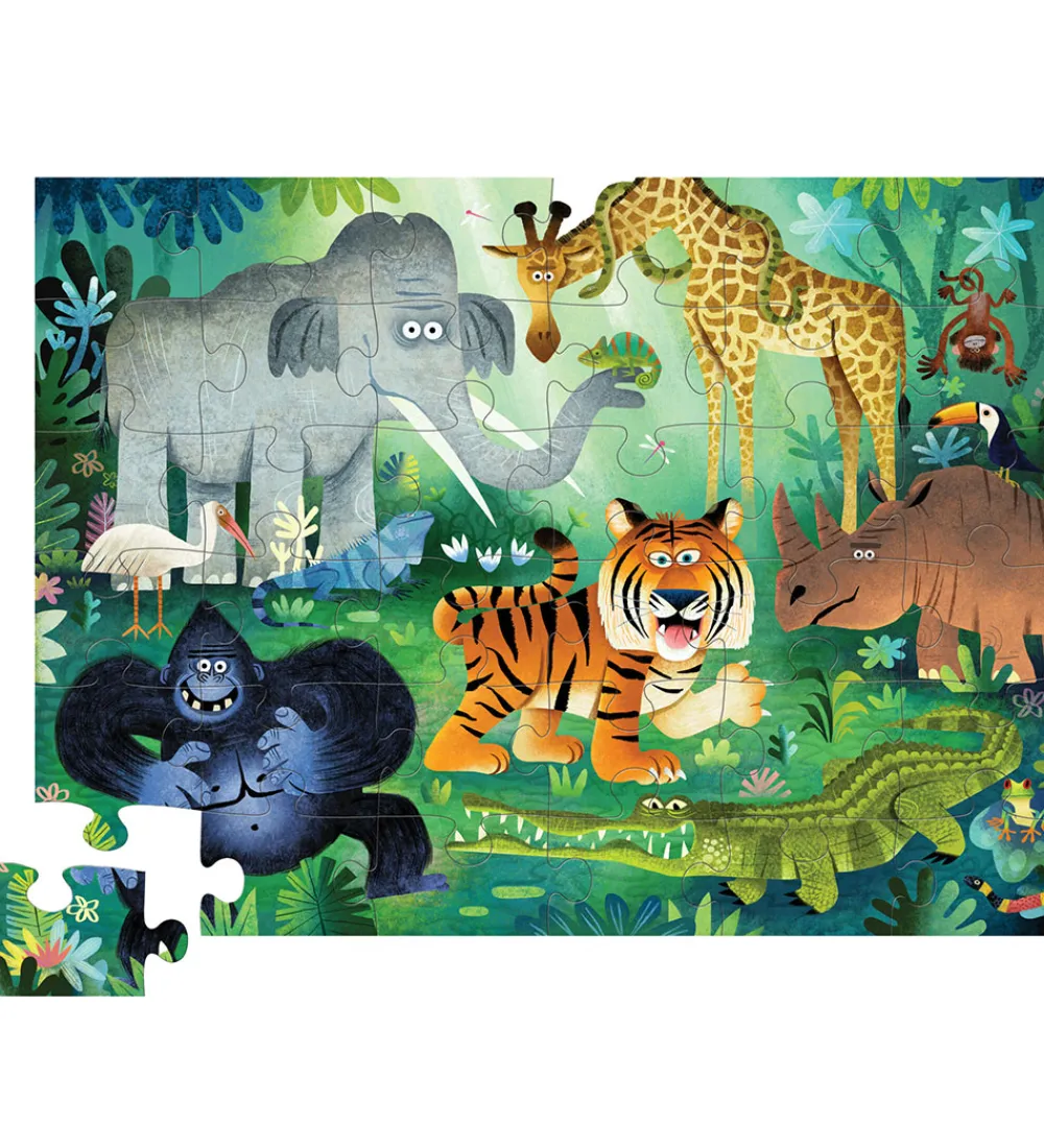 Crocodile Creek Puslespil>Gulvpuslespil - 36 Brikker - Wild Kingdom