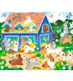 Crocodile Creek Puslespil>Puslespil - 50 Brikker - Chicken Coop