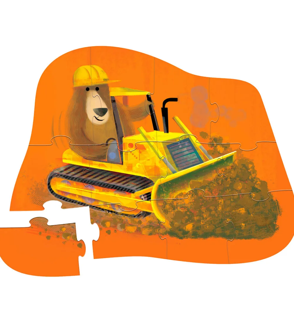 Crocodile Creek Puslespil>Puslespil - 12 Brikker - Go Mister Bear