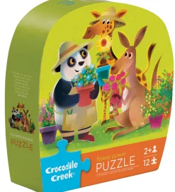 Crocodile Creek Puslespil>Puslespil - 12 Brikker - Flower Power