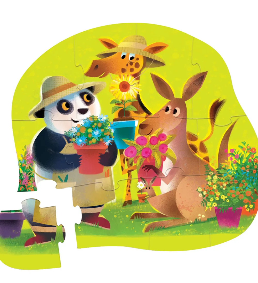 Crocodile Creek Puslespil>Puslespil - 12 Brikker - Flower Power