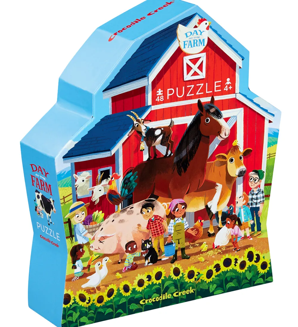Crocodile Creek Puslespil>Puslespil - 48 Brikker - Day at the Farm