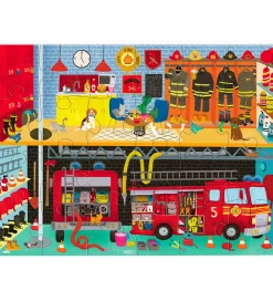 Crocodile Creek Puslespil>Puslespil - 24 Brikker - Fire Station