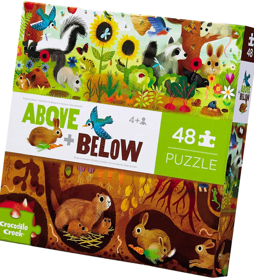 Crocodile Creek Puslespil>Puslespil - 48 Brikker - Backyard Discovery