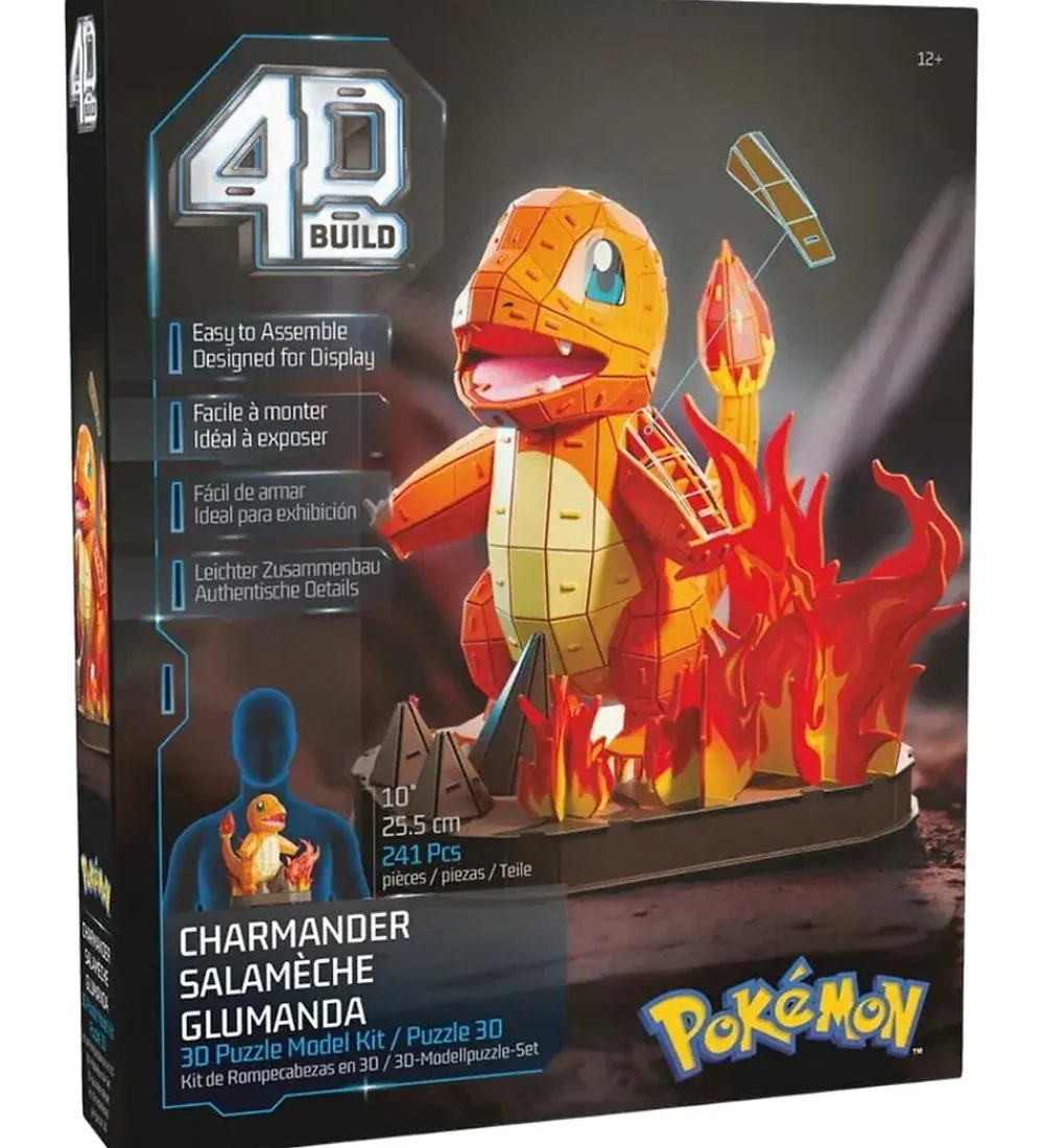 4D Puzzles Puslespil>3D Puslespil - Pokémon 24,8 cm - Charmander